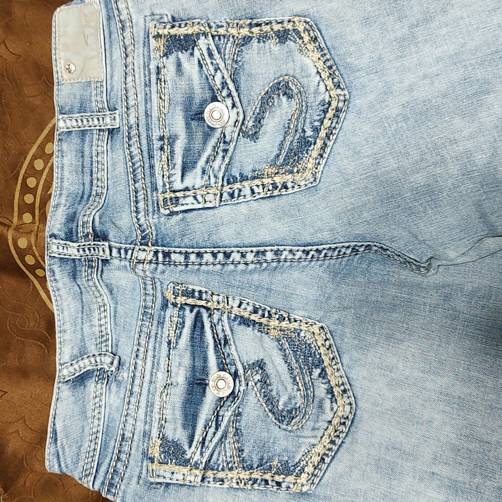 Silver jeans
